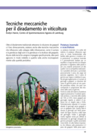 Tecniche meccaniche per il diradamento in viticoltura