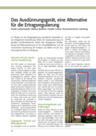 Das Ausdünnungsgerät, eine Alternative für die Ertragsregulierung