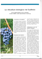 La viticoltura biologica nel Sudtirolo