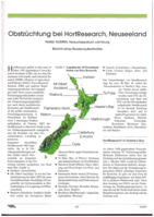 Obstzüchtung bei HortResearch, Neuseeland