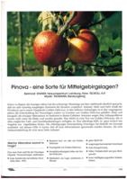 Pinova - eine Sorte für Mittelgebirgslagen