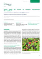Alcune novità dal recente XII convegno internazionale "Rubus&Ribes"