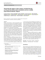 Measuring the impact of olive pomace enriched biscuits on the gut microbiota and its metabolic activity in mildly hypercholesterolaemic subjects