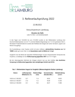 3. Reifeverlaufsprüfung 22.08.2022