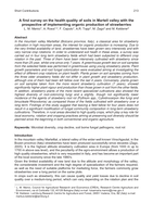 A first survey on the health quality of soils in Martell valley with the prospective of implementing organic production of strawberries