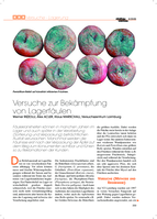 Versuche zur Bekämpfung der Lagerfäulen
