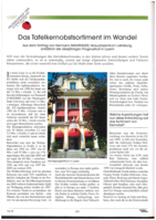 Tafelkernobst im Wandel