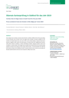 Silomais-Sortenprüfung in Südtirol für das Jahr 2019
