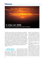 Il clima nel 2006