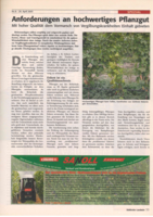 Anforderungen an hochwertiges Pflanzgut
