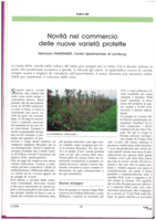 Novità nel commercio delle nuove varietà protette