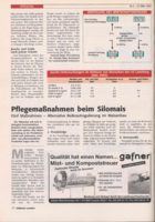 Pflegemaßnahmen beim Silomais