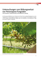 Untersuchungen zum Wirkungsverlust von Peronospora-Fungiziden