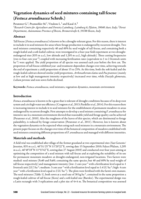 Vegetation dynamics of seed mixtures containing tall fescue (Festuca arundinacea Schreb.)