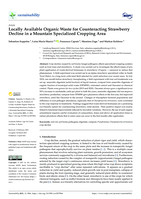 Locally Available Organic Waste for Counteracting Strawberry Decline in a Mountain Specialized Cropping Area