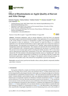 Effect of Biostimulants on Apple Quality at Harvest and After Storage