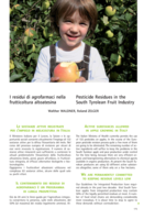 I residui di agrofarmaci nella frutticoltura altoatesina / Pesticide Residues in the South Tyrolean Fruit Industry