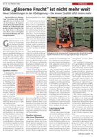 Die "gläserne Frucht" ist nicht mehr weit. Neue Entwicklungen in der Obstlagerung - Die innere Qualität zählt immer mehr