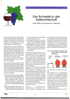 Der Schwefel in der Kellerwirtschaft