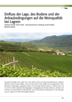 Einfluss der Lage, des Bodens und der Anbaubedingungen auf die Weinqualität bei Lagrein