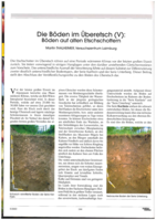 Die Böden im Überetsch (V): Böden auf alten Etschschottern