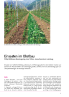 Einsaaten im Obstbau