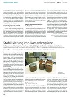 Stabilisierung von Kastanienpüree