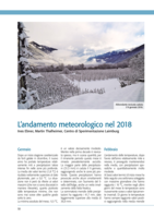 L'andamento meteorologico nel 2018