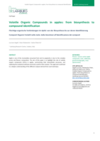 Volatile Organic Compounds in apples: from biosynthesis to  compound identification