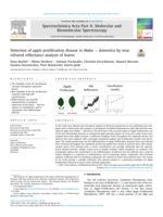 Detection of apple proliferation disease in Malus × domestica by near infrared reflectance analysis of leaves