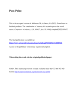 From forest to finished products: The contribution of Industry 4.0 technologies to the wood sector