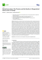 Social Innovation: The Promise and the Reality in Marginalised Rural Areas in Europe