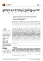 Experimental Investigation and RSM Modeling of the Effects of Injection Timing on the Performance and NOx Emissions of a Micro-Cogeneration Unit Fueled with Biodiesel Blends