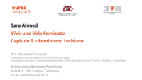 Sara Ahmed, Vivir una Vida Feminista: Capitulo 9 – Feminismo Lesbiano