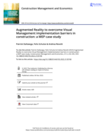 Augmented Reality to overcome Visual Management implementation barriers in construction: a MEP case study