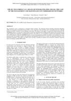 The ifc file format as a means of integrating bim and gis: The case of the management and maintenance of underground networks
