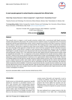 A novel cascade approach to extract bioactive compounds from officinal herbs