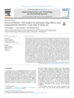 The use of Sentinel-1 OCN products for preliminary deep offshore wind energy potential estimation: A case study on Ionian sea