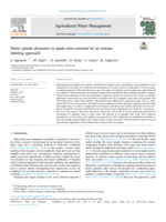 Water uptake dynamics in apple trees assessed by an isotope labeling approach