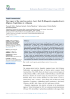 First report of the American eastern cherry fruit fly Rhagoletis cingulata (Loew) (Diptera: Tephritidae) in Lithuania