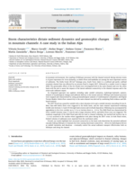 Storm characteristics dictate sediment dynamics and geomorphic changes in mountain channels: A case study in the Italian Alps