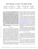 Rule mining in action: The RuM toolkit