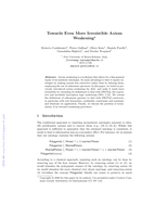 Towards even more irresistible axiom weakening
