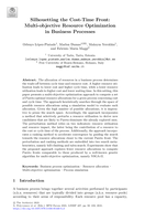 Silhouetting the Cost-Time Front: Multi-objective Resource Optimization in Business Processes