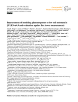 Improvement of modeling plant responses to low soil moisture in JULESvn4.9 and evaluation against flux tower measurements