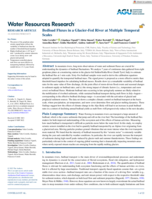 Bedload Fluxes in a Glacier-Fed River at Multiple Temporal Scales
