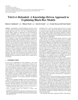 Trepan Reloaded: A Knowledge-driven Approach to Explaining Black-Box Models