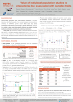 Value of individual population studies to characterize loci associated with complex traits