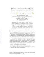 Robidium: Automated synthesis of robotic process automation scripts from UI logs
