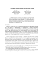 Developing Domain Ontologies for Courseware Content